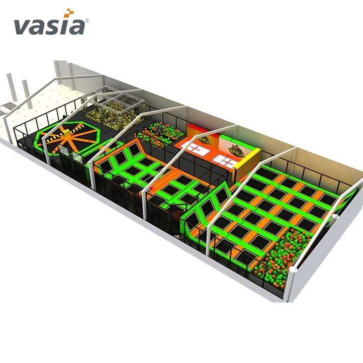 Large Trampoline with Enclosure