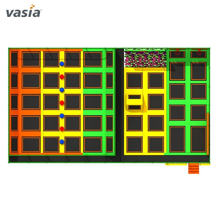 New Design Kids Trampoline Park Equipment